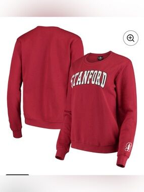 NWT Stanford Women’s Colosseum Cardinal Campanile Pullover Sweatshirt